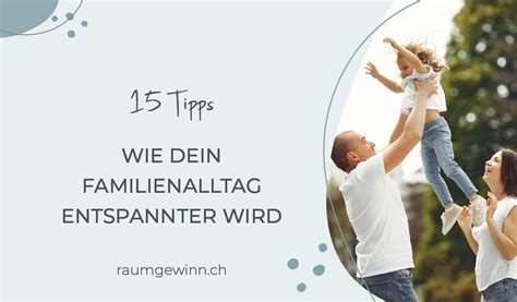 Entspannter Familienalltag Tipps F R Weniger Stress