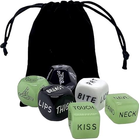 6pcs Sex Dice Set For Couples Naughty Love Dice Adult Game Night Sex