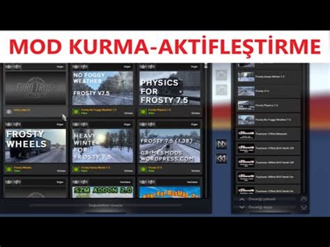 ETS 2 de MOD NASIL KURULUR MOD AKTİFLEŞTİRME OTOGAR MODU KURMA YouTube