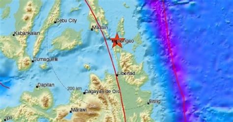 Terremoto Nelle Filippine Magnitudo Dati Mappe E Precedenti