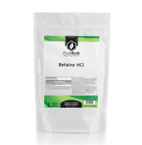 Betaine HCL (Hydrochloride) Supplement Powder | BeamZen