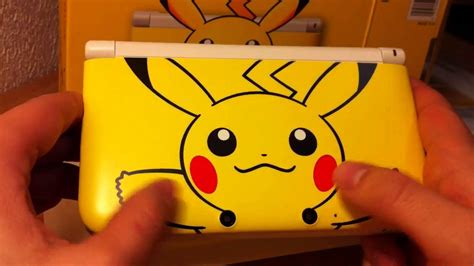 Nintendo Ds Xl Edici N Pikachu Unboxing En Espa Ol Spa Youtube