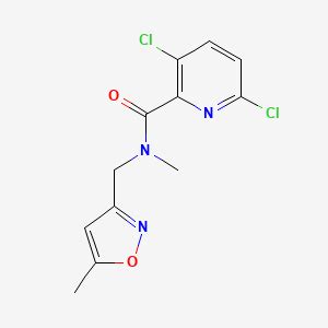 3 6 Dichloro N Methyl N 5 Methyl 1 2 Oxazol 3 Yl Methyl Pyridine 2