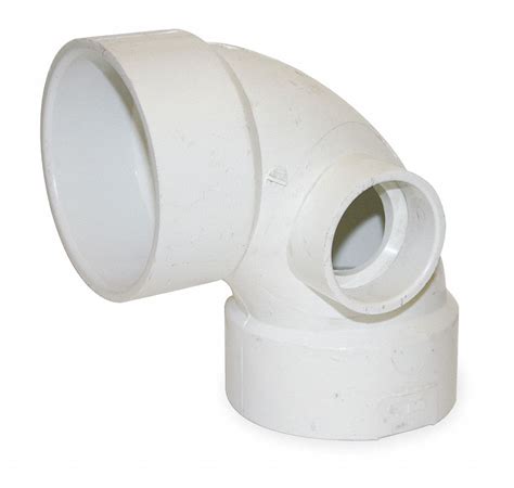 Charlotte Pipe And Foundry Co Pvc Elbow 90 Degrees Side Inlet Hub