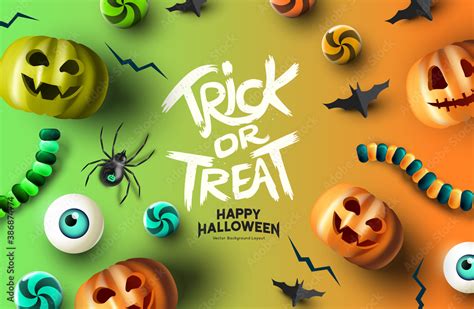 Fun Happy Halloween Event Mockup Design Background Including Grinning