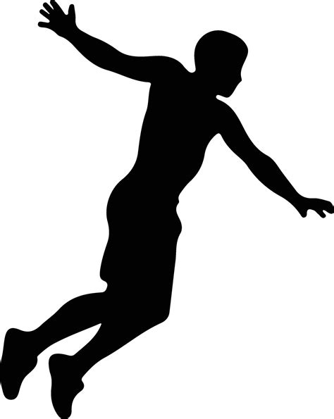 high jump black silhouette 38104167 Vector Art at Vecteezy