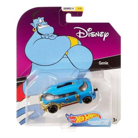 Carrinho Hot Wheels Gênio Aladdin Disney Personagens Mattel Carrinho de Brinquedo
