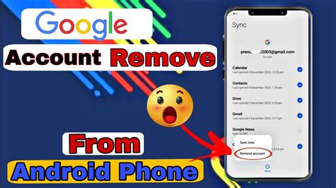 How To Remove Google Account From Android Phone Remove Gamil Account