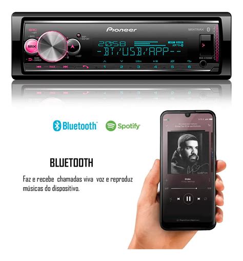 Som Automotivo Pioneer Mvh X7000br Bluetooth Usb Auxiliar Mercado Livre