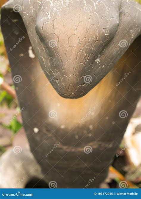 Giant Snake Head Statue stock image. Image of model - 103172945