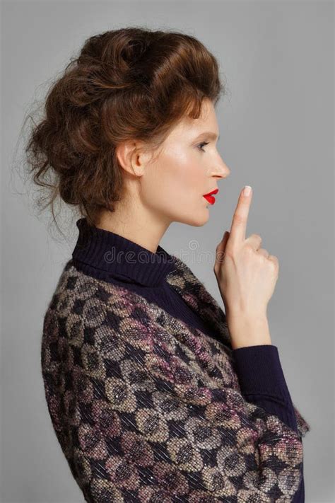 Fashion Model In Black Lingerie And Transparent Negligee Bare Legs And High Heels Stock Image