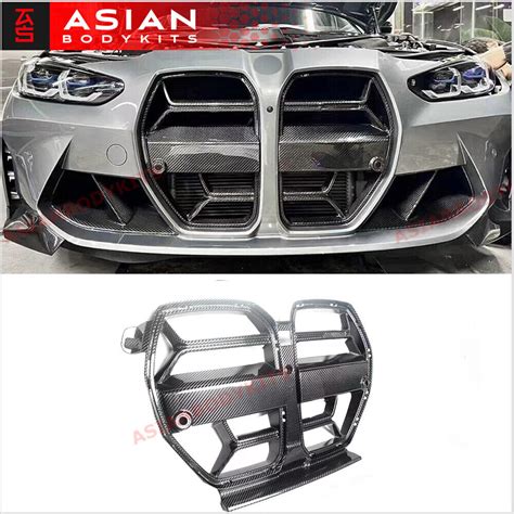 G M G M Front Grille Vor Style Carbon Fiber Front Bumper