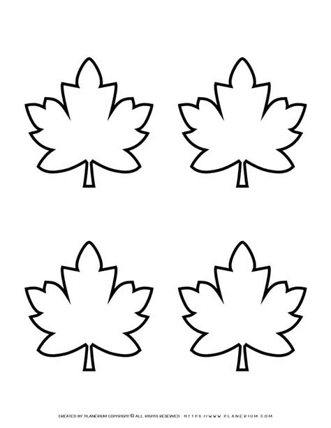 Maple Leaf Template