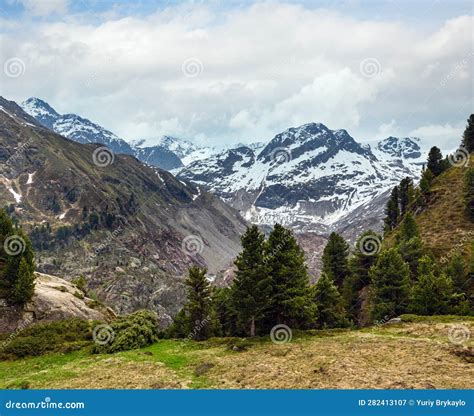 Summer Alps Mountain Landscape (Austria Stock Image - Image of view ...