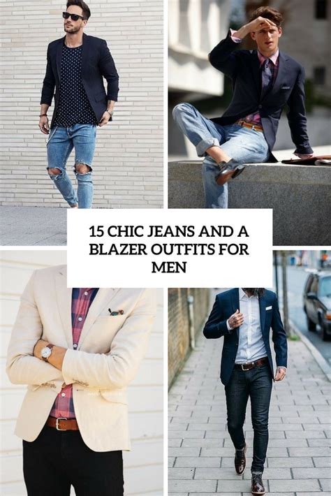 15 Chic Jeans And A Blazer Outfits For Men - Styleoholic