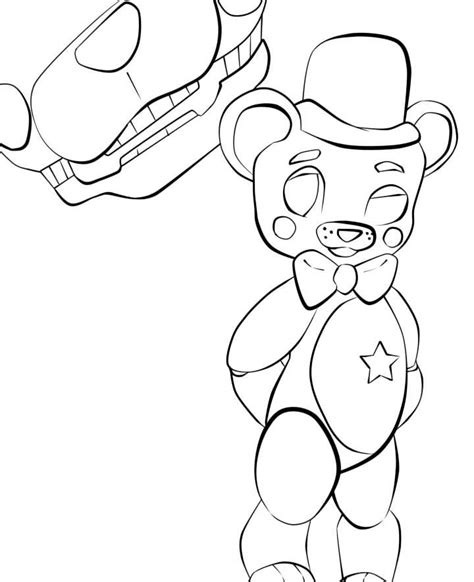 Best Ideas For Coloring Lefty Fnaf Coloring Pages