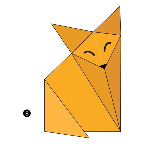 How To Fold A Very Easy Origami Fox Origami Fox Easy Origami