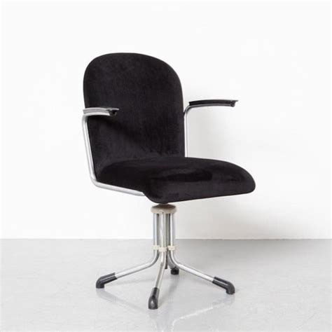 Model Office Chair Black Attributed To Willem Hendrik Gispen For