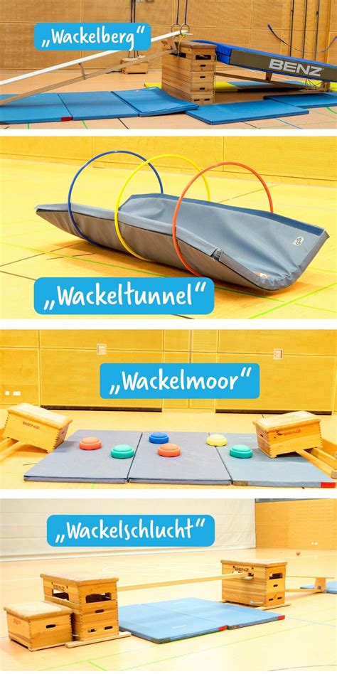 Bewegungslandschaften im Kindergarten | Kinderturnen, Turnen mit