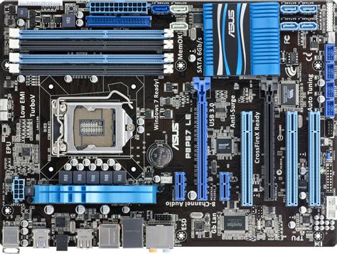 ASUS P8P67 LE LGA 1155 P67 SATA 6 Gbps and USB 3.0 Supported ATX ...