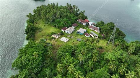 Aerial view of Halmahera island, Indonesia - Stock Video Clip - K013 ...