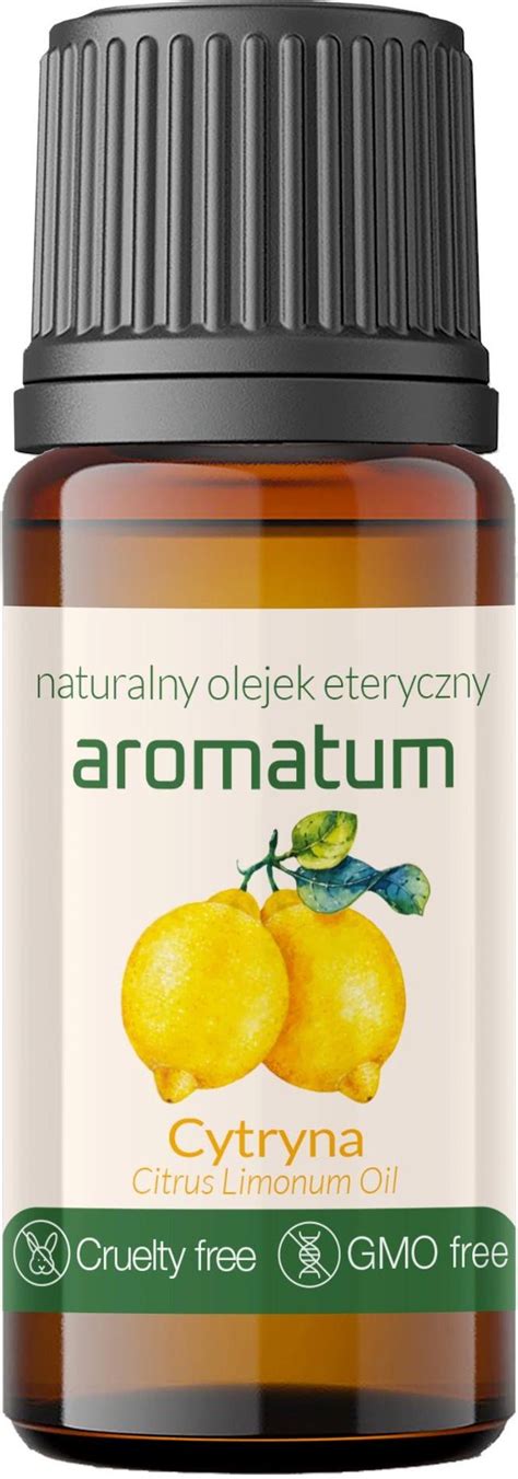 Naturalny Olejek Eteryczny Cytryna 15ml Aromatum Opinie I