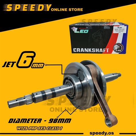 Wave Pnp Ex Class Crankshaft Jet Mm Leo Racing Thailand