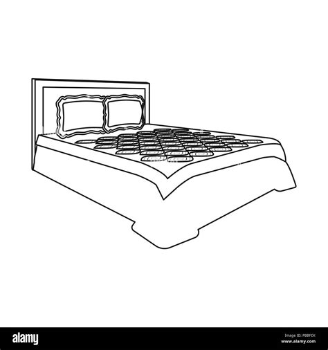 Beige double bed Black and White Stock Photos & Images - Alamy