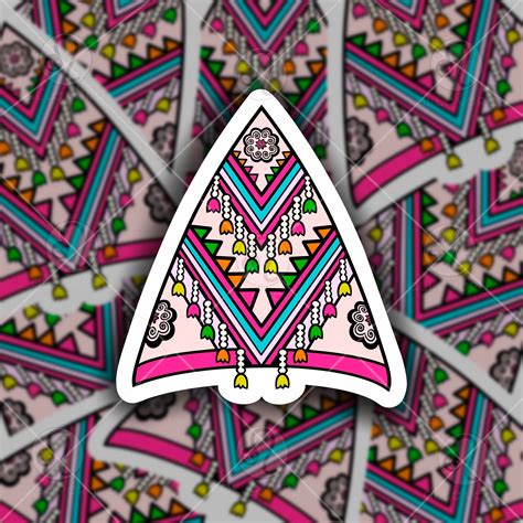 Hmong Hat Stickers Hmong Sticker Hmong Design Hmong Art Etsy UK