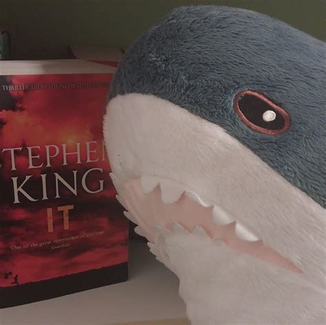 BLAHAJ, trembling in fear, begins Stephen king's IT : r/BLAHAJ