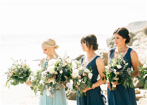 Blue Inspired Malibu Beach Wedding - Jenna Bechtholt Photography