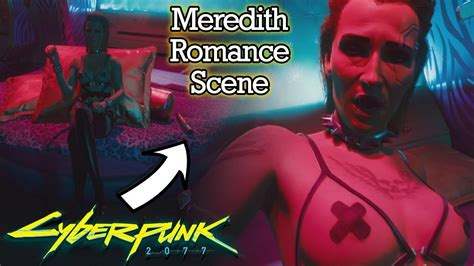 Meredith Stout Romance Scene Rare Weapon Laying Pipe At The No Tell Motel Cyberpunk 2077