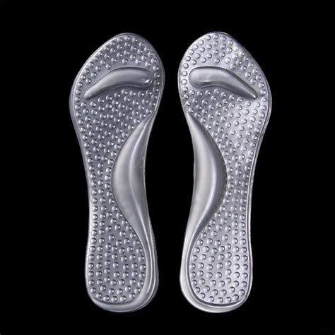 Clear Silicone Insoles Arch Support Feet Care Tools Women Orthotic