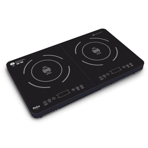 Cooktop Indução Philco Pct20p Portátil 2 Bocas 127v Submarino