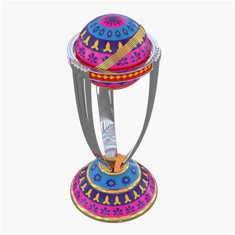 ICC Cricket World Cup Trophy 2023 Branding 3D Model - TurboSquid 2134319