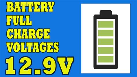 12v Battery Voltage When Fully Charged Cellularnews