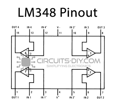 Lm Op Pinout Datasheet Equivalent Circuit And Off