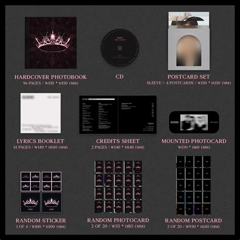 Blackpink 1st Full Album The Album Pantip