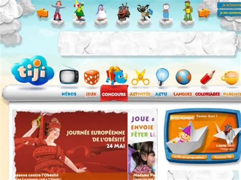 Site Pour Enfants Tijifr Site Officiel De La Chaîne Télévisée Tiji