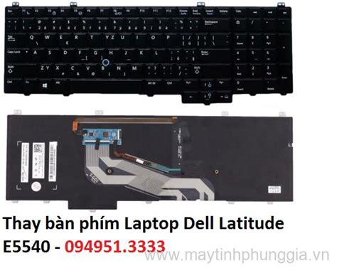 Thay Bàn Phím Laptop Dell Latitude E5540 Siêu Bền Tại Hà Nội