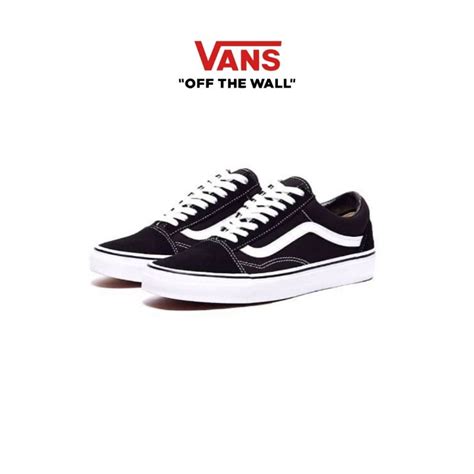 Jual Vans Old Skool Black White Classic Original Shopee Indonesia