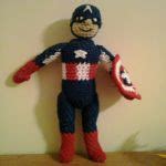 Patron Gratis Capitan America Amigurumi