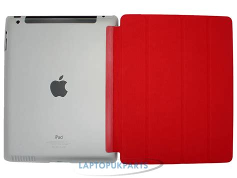 NEW FOR APPLE IPAD 4 MODEL A1460 ULTRATHIN SMART LEATHER BACK CASE COVER