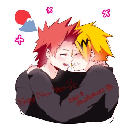 Kirishima Eijirou × Kaminari Denki Human Pikachu Kirishima Hero