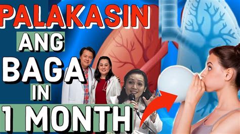 Palakasin Ang Baga In Month By Dr Glynna Cabrera Doc Willie And