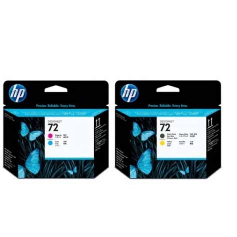 Hp 72 Printhead Cyan Magenta And Matte Black Yellow 2pcs Combo