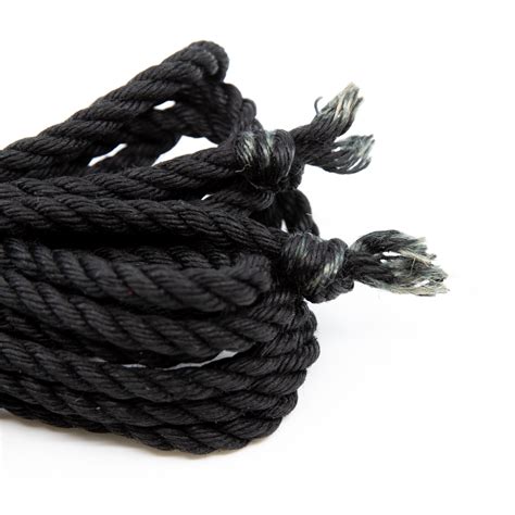 Einzelseil Ogawa 6mm Schwarz Unbehandelt Im Shop Von Shoga Shibari