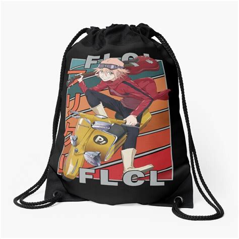 Drawstring Bag Haruko Haruhara Fooly Cooly Furi Kuri FLCL Vintage Color