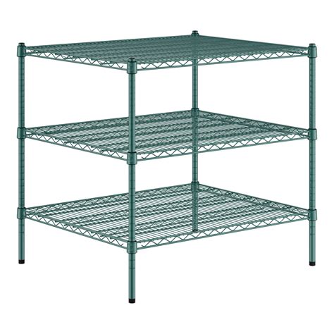 Regency Wide Nsf Green Epoxy Shelf Kit With Posts