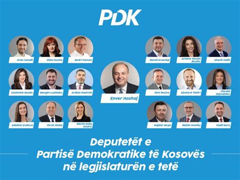 Deputet T E Pdk S N Legjislatur N E Tet T Kuvendit Ekonomia Online